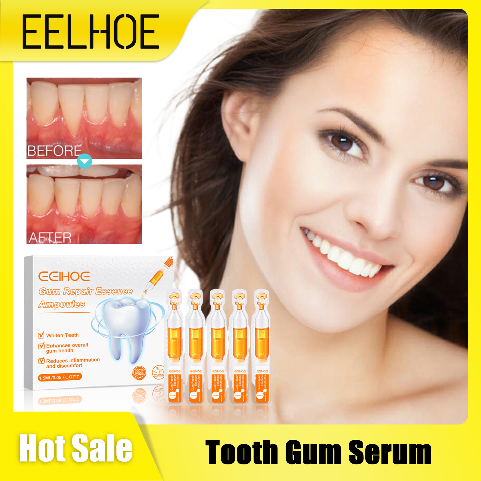 Teeth Whitening Filter - Tooth Gum Serum Repair Anti Gingival