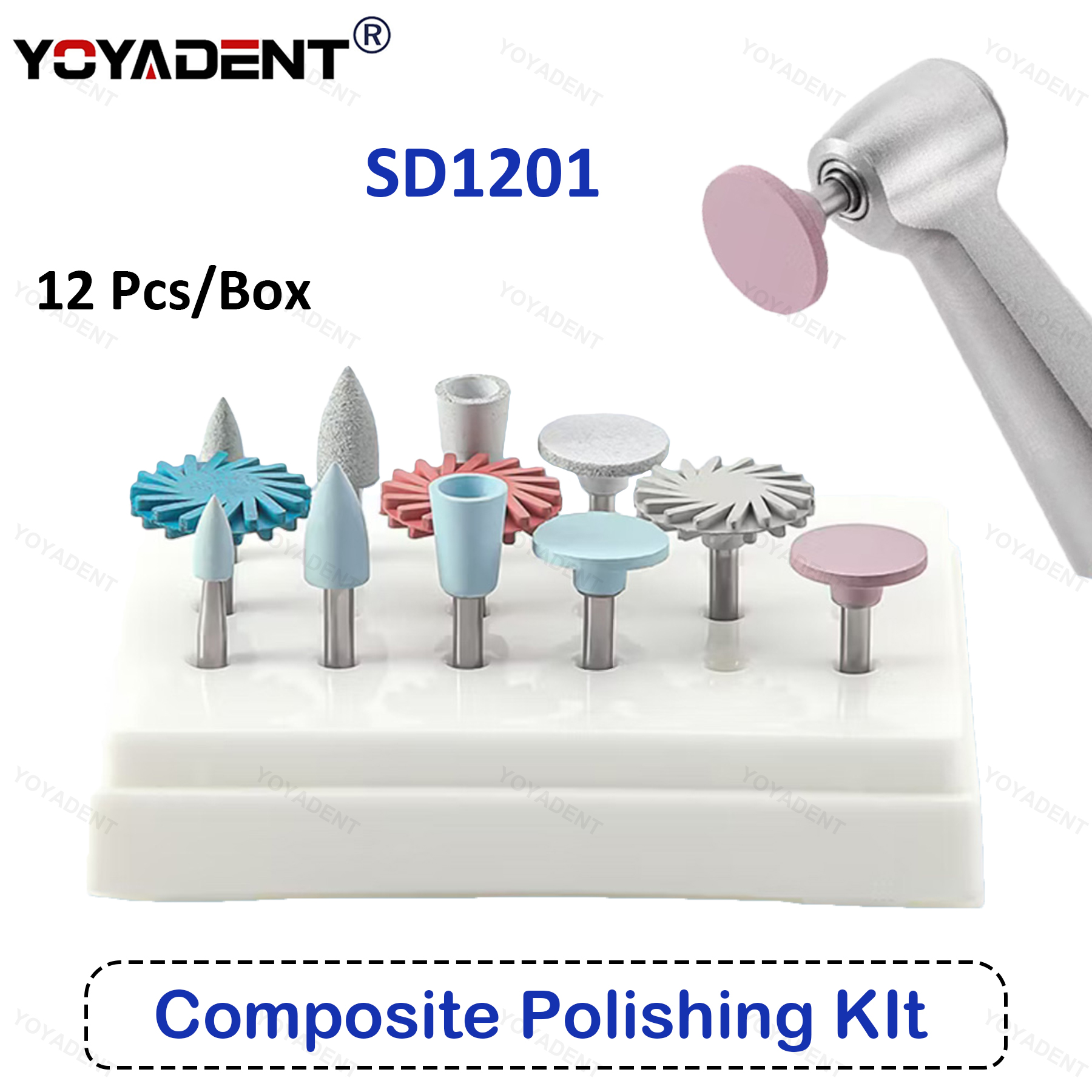 Teeth Whitening Kit - Dental Composite Polishing kit Rubber Diamond