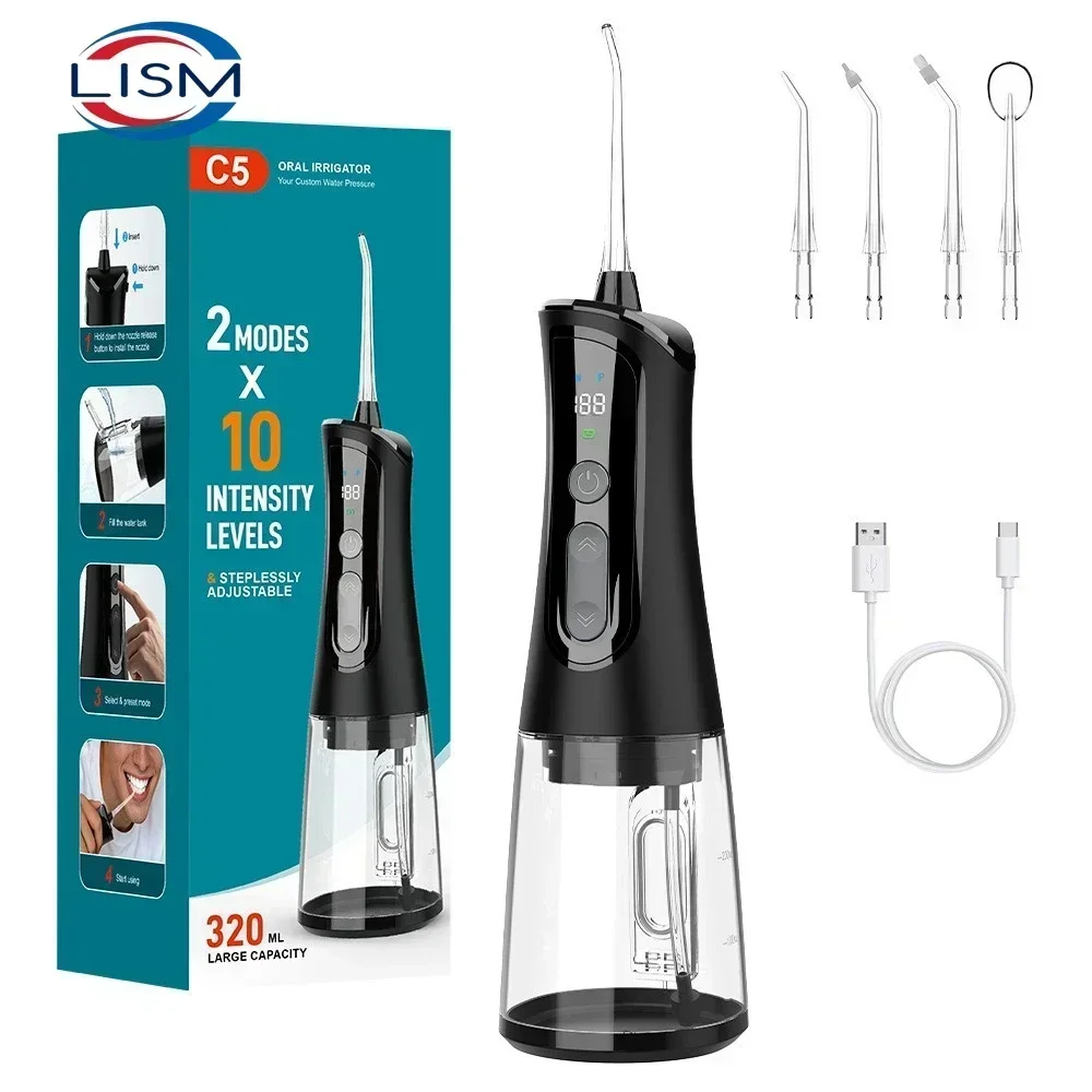 Water Flosser Cordless - Professional Cordless Water Flosser Teeth Cleaner
