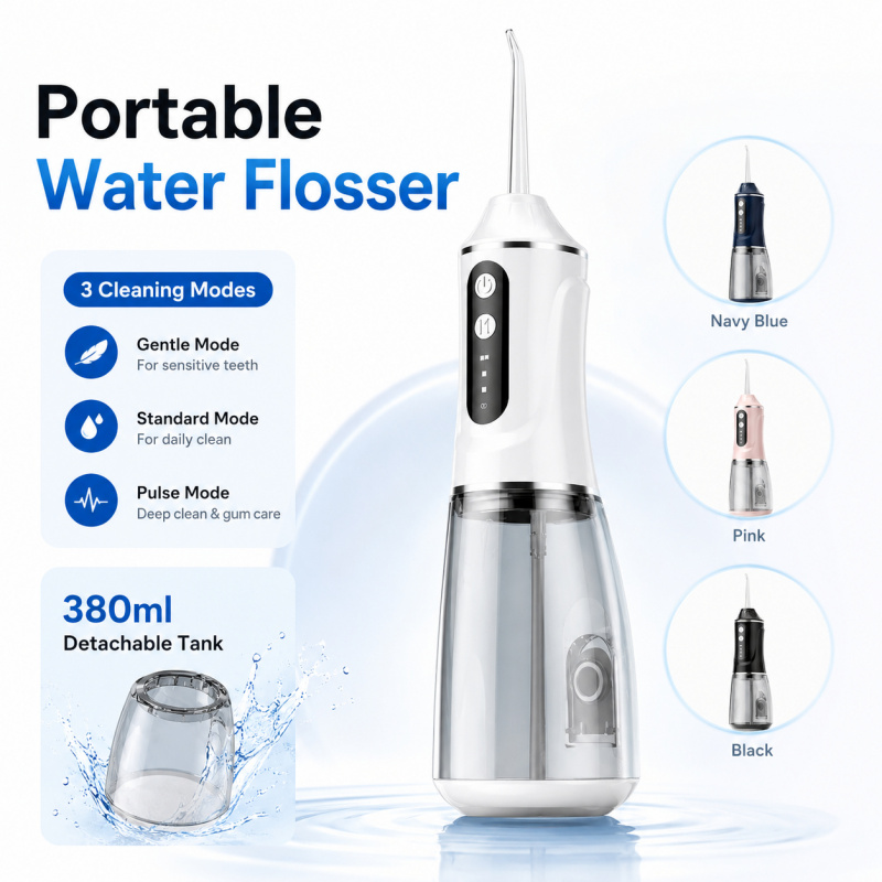 Water Flosser Cordless - Portable Oral Irrigator Water Flosser Electric