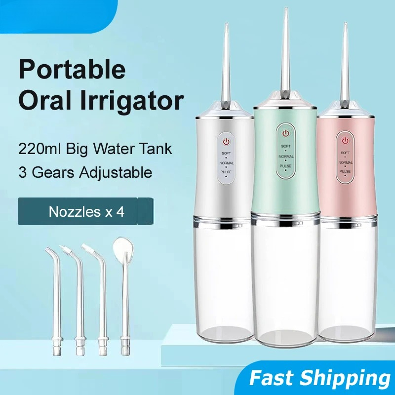 Water Flosser Cordless - Portable Smart Electric Oral Irrigator 4