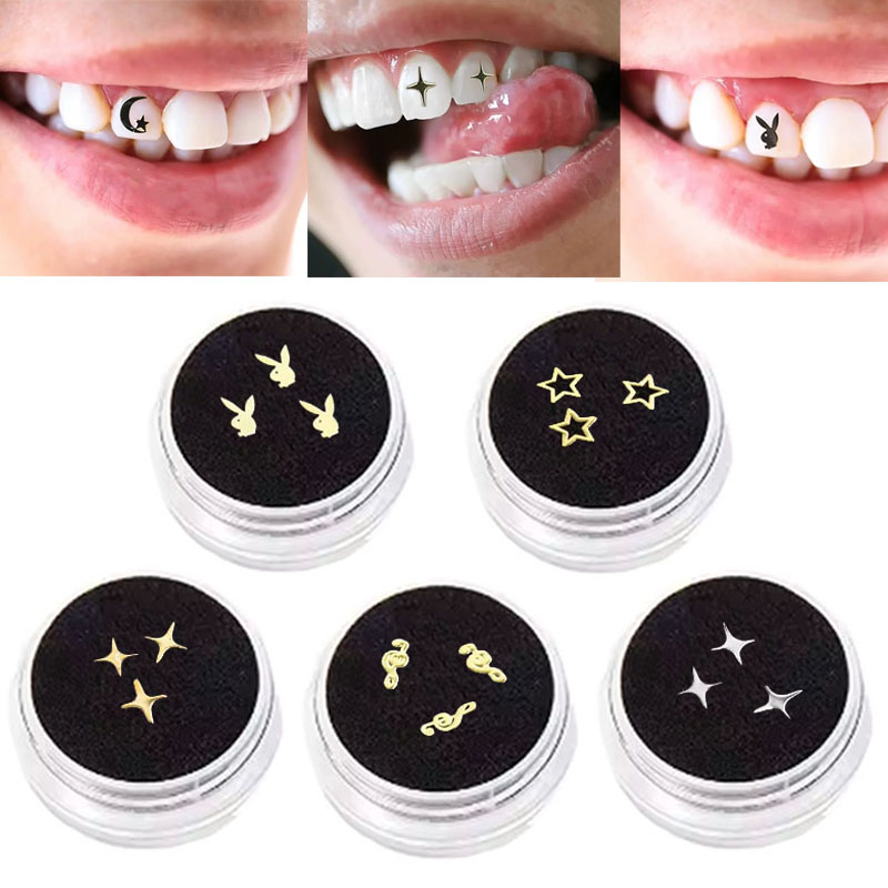 Teeth Whitening Kit - 3/5 Boxes Dental Ornaments Jewelry Gem