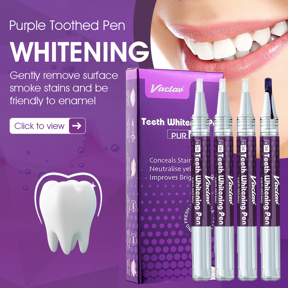 Teeth Whitening App - Vaclav V34 Purple teeth whitening gel