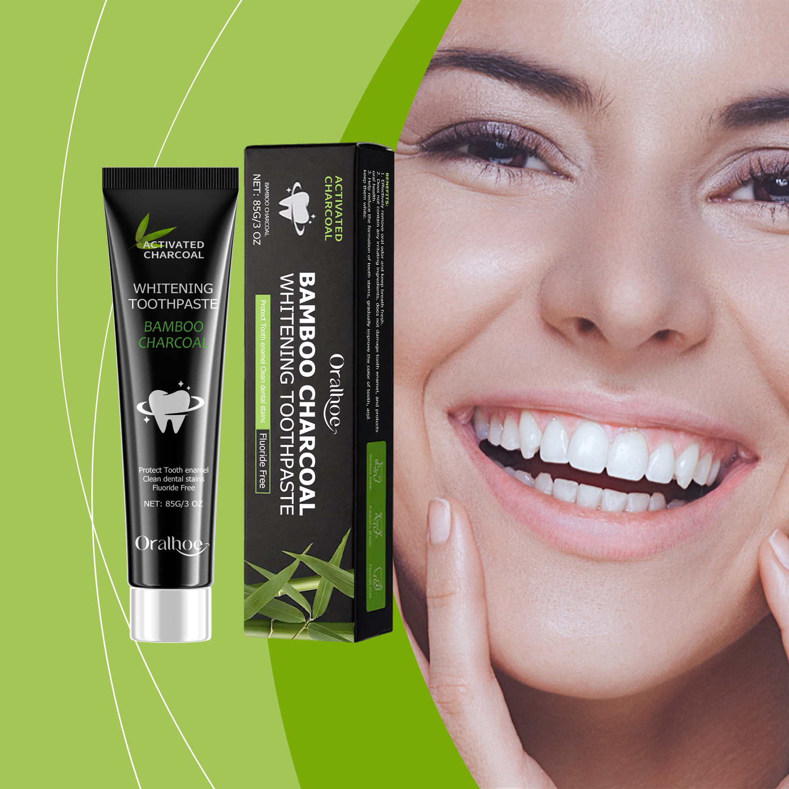 Bamboo Charcoal Deep Teeth Yel - Teeth Whitening Charcoal 리뷰 및 가격
