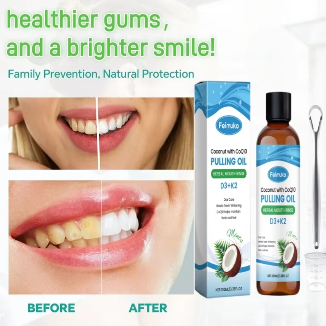 Coconut Mint Pulling Oil Mouth - Teeth Whitening Oil Pulling 리뷰 및 가격