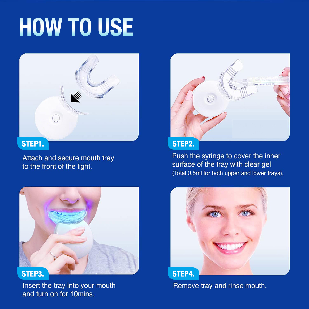Teeth Whitening Kit - 5X LED L - Teeth Whitening App 리뷰 및 가격