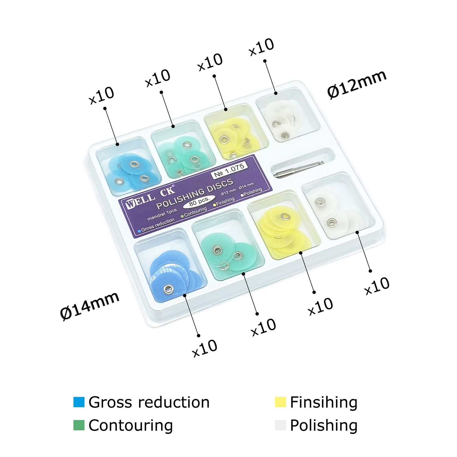 WELL CK 40/80Pcs Dental Polish - Teeth Whitening Kit 리뷰 및 가격