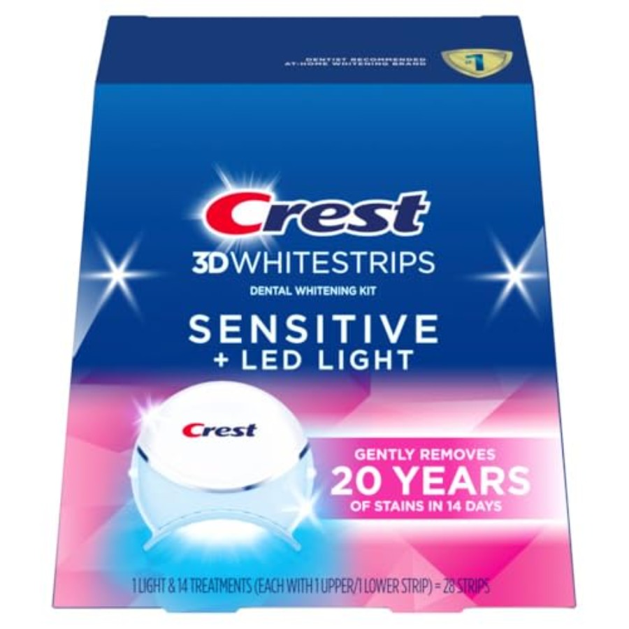 Crest 3D Whitestrips Sensitive - Teeth Whitening Kit 리뷰 및 가격