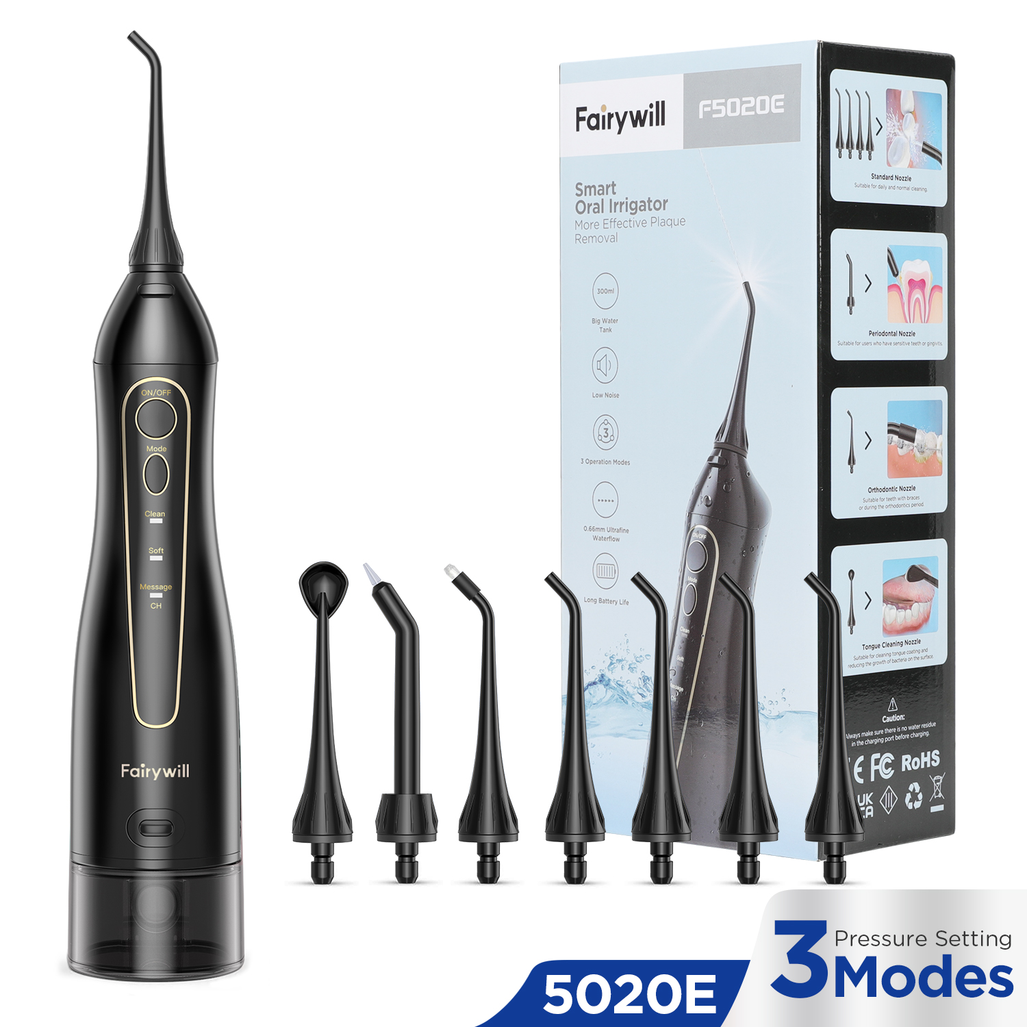 Fairywill Water Flossers Oral  - Water Flosser Cordless 리뷰 및 가격