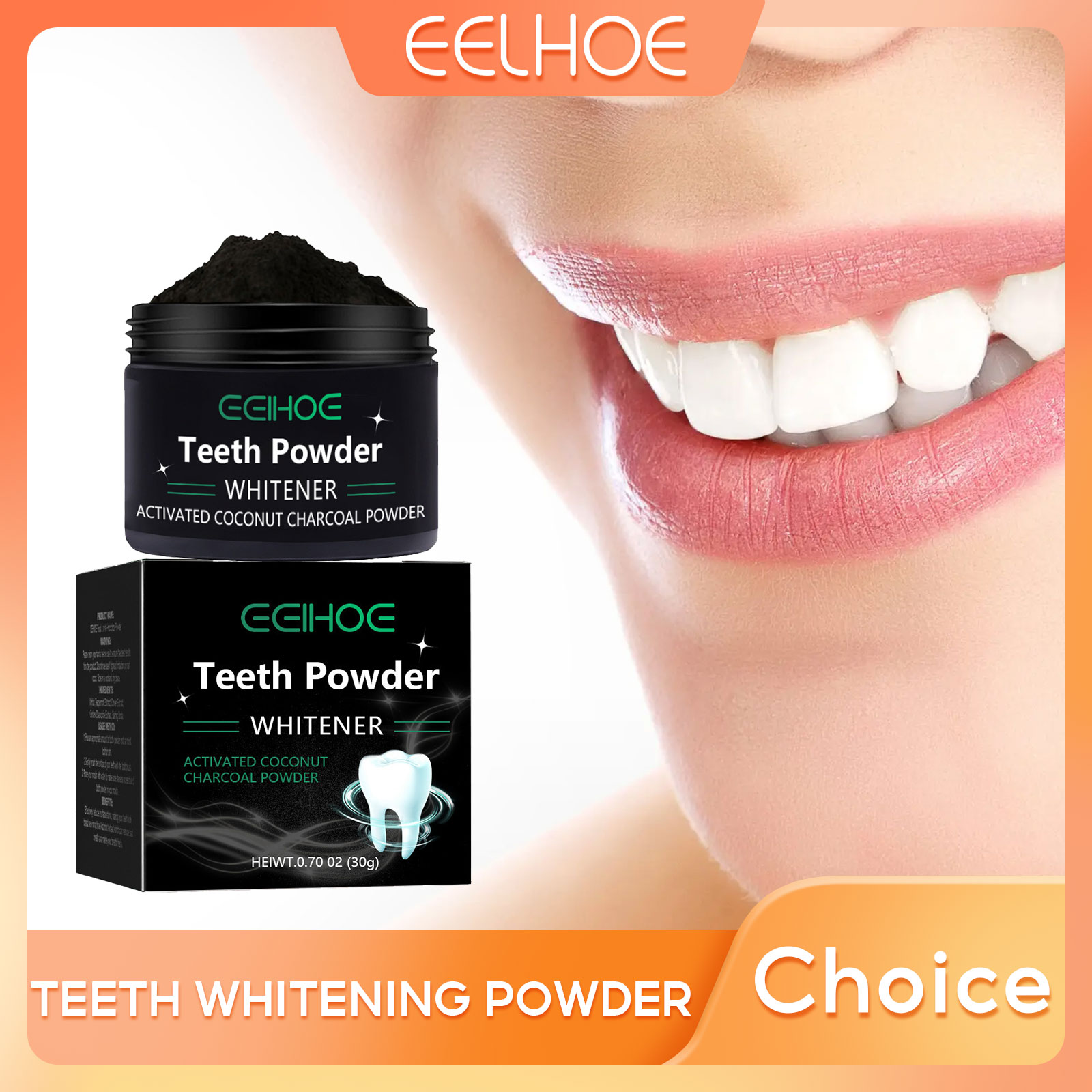 EELHOE Charcoal Powder for Tee - Teeth Whitening Charcoal 리뷰 및 가격