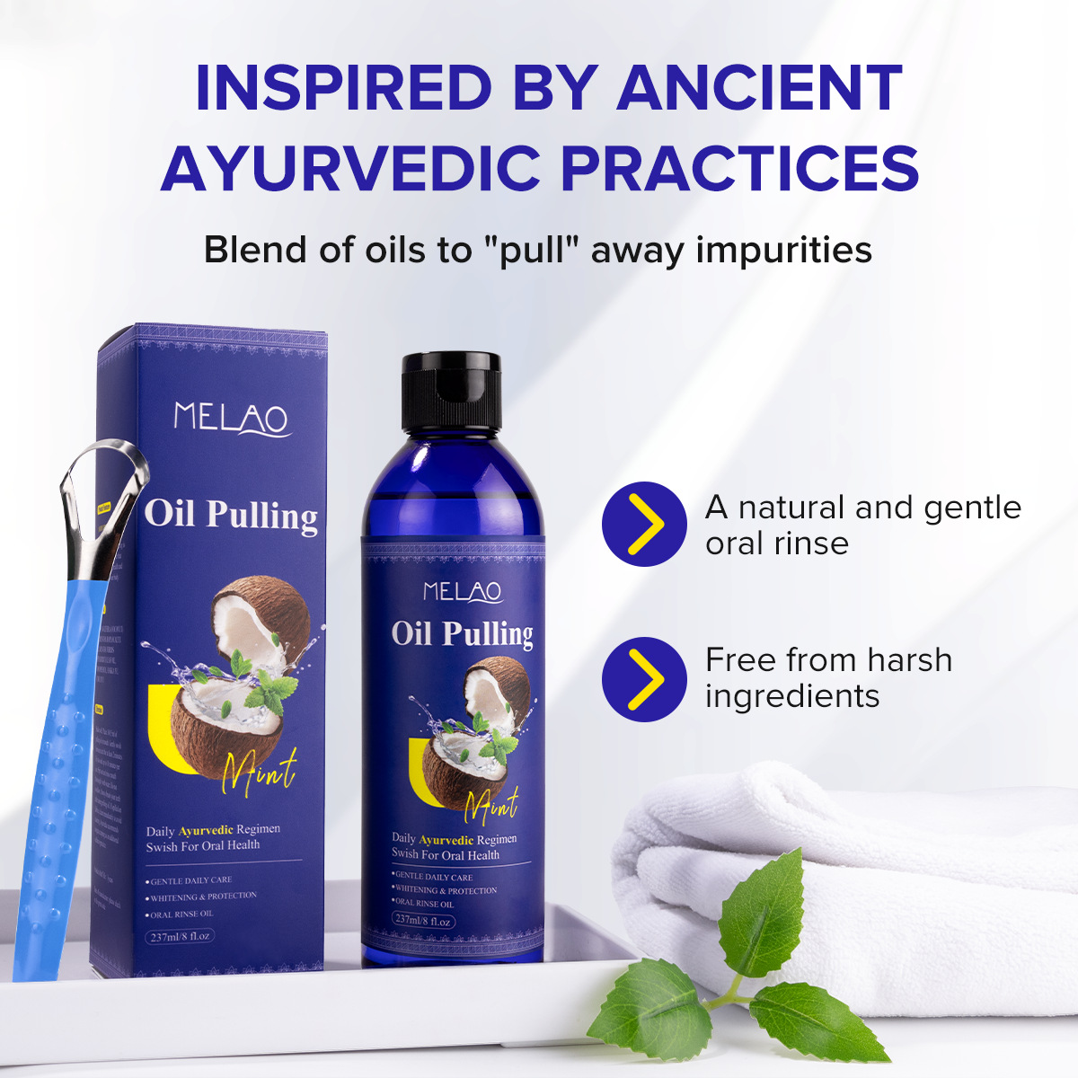 Coconut Mint Pulling Oil Mouth - Teeth Whitening Oil Pulling 리뷰 및 가격