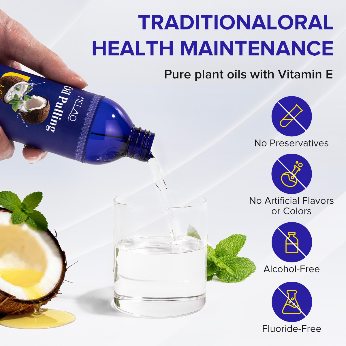 Coconut Mint Pulling Oil Mouth - Teeth Whitening Oil Pulling 리뷰 및 가격
