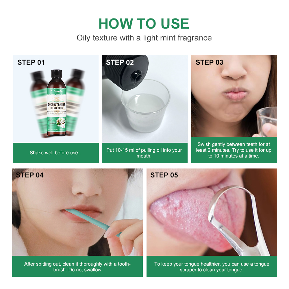 Coconut Mint Pulling Oil Mouth - Teeth Whitening Oil Pulling 리뷰 및 가격
