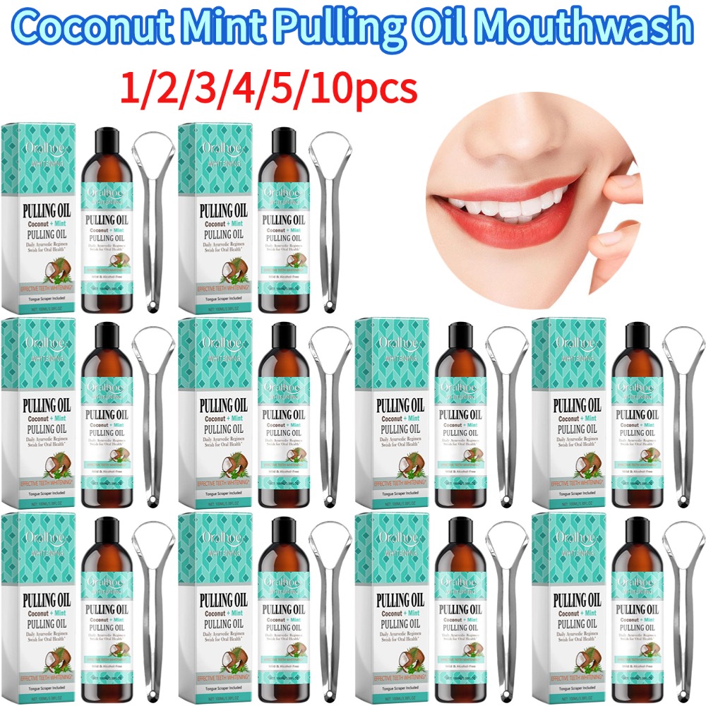 Coconut Mint Pulling Oil Mouth - Teeth Whitening Oil Pulling 리뷰 및 가격