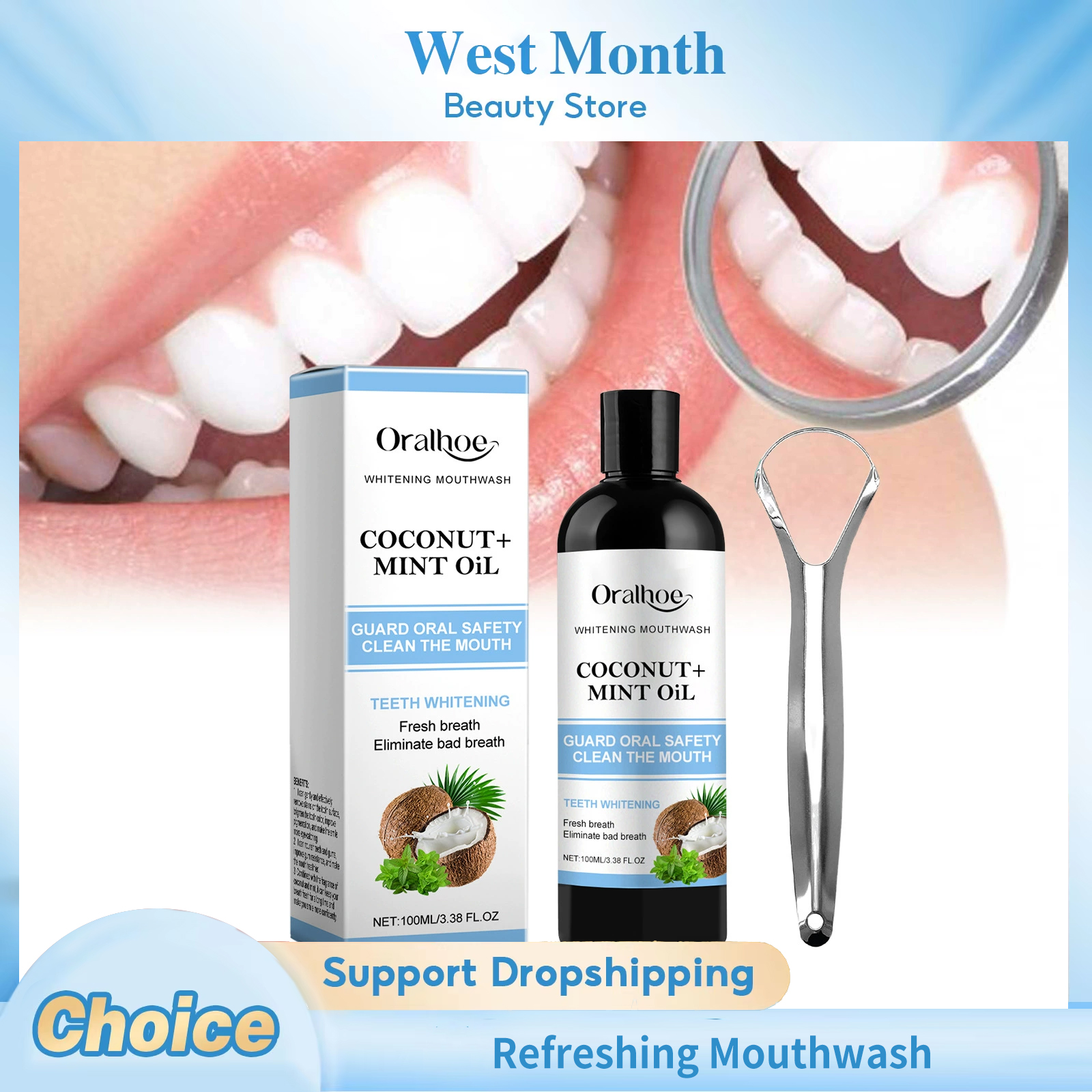 Coconut Mint Pulling Oil Refre - Teeth Whitening Oil Pulling 리뷰 및 가격