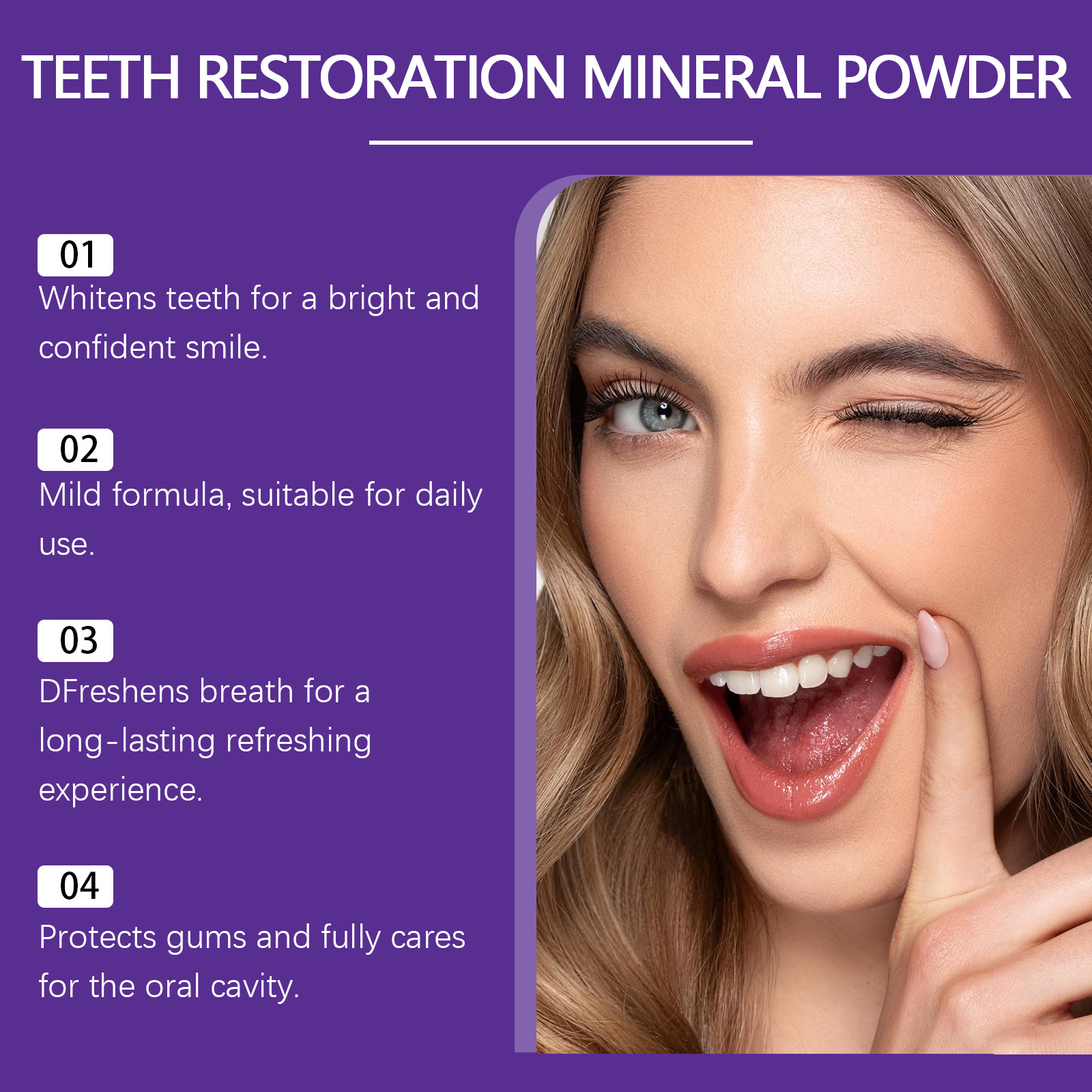 Teeth Restoration Mineral Powd - Teeth Whitening App 리뷰 및 가격