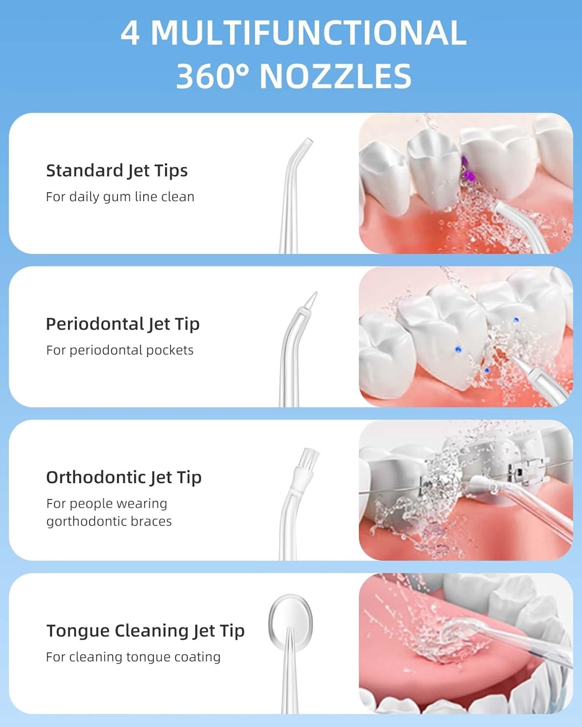 Water Dental Flosser Teeth Pic - Water Flosser Cordless 리뷰 및 가격