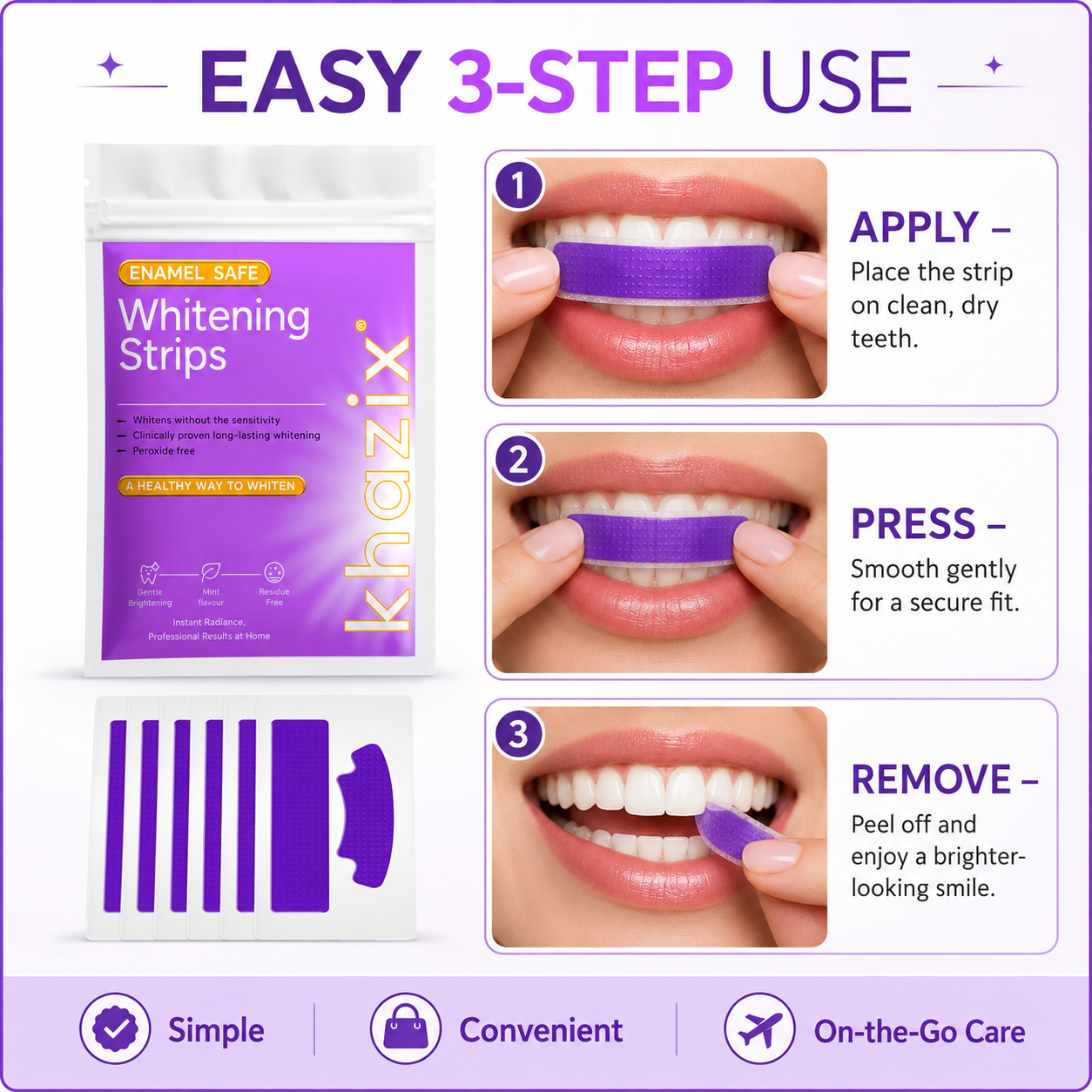 Teeth Whitening Strips 14 Pcs, - Teeth Whitening Kit 리뷰 및 가격