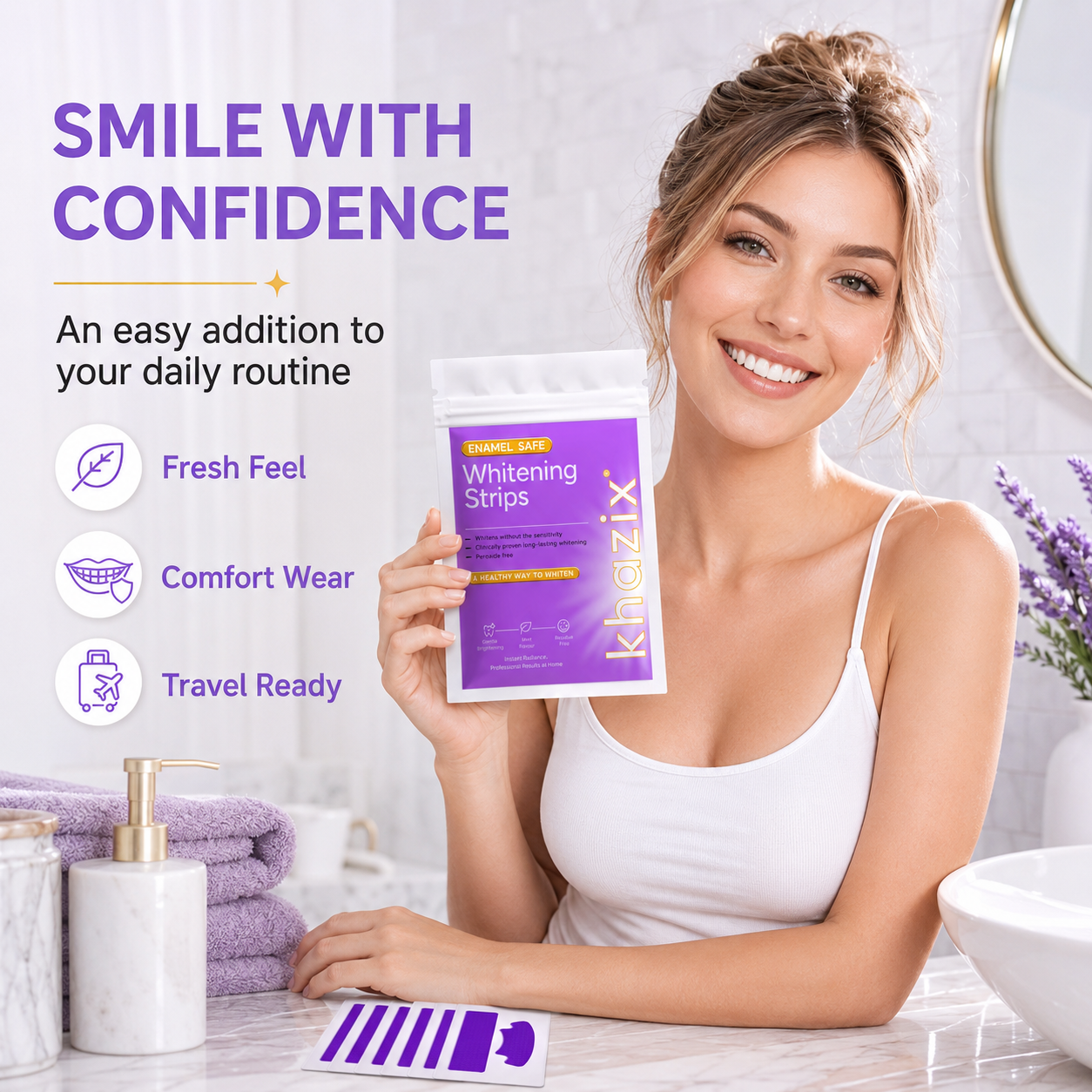 Teeth Whitening Strips 14 Pcs, - Teeth Whitening Kit 리뷰 및 가격