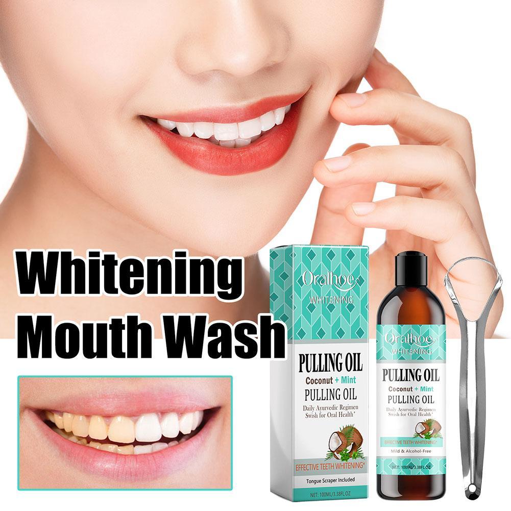 Coconut Mint Pulling Oil Mouth - Teeth Whitening Oil Pulling 리뷰 및 가격