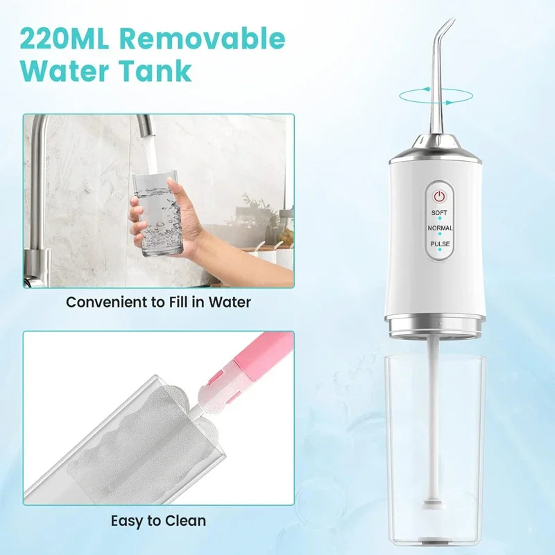 Smart Electric Oral Irrigator  - Water Flosser Cordless 리뷰 및 가격