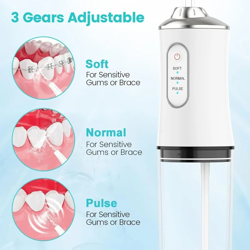 Smart Electric Oral Irrigator  - Water Flosser Cordless 리뷰 및 가격
