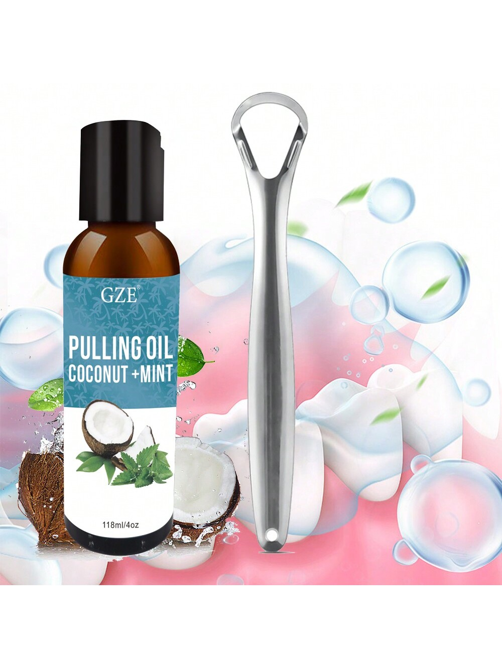 GZE Coconut Oil Pulling with N - Teeth Whitening Oil Pulling 리뷰 및 가격