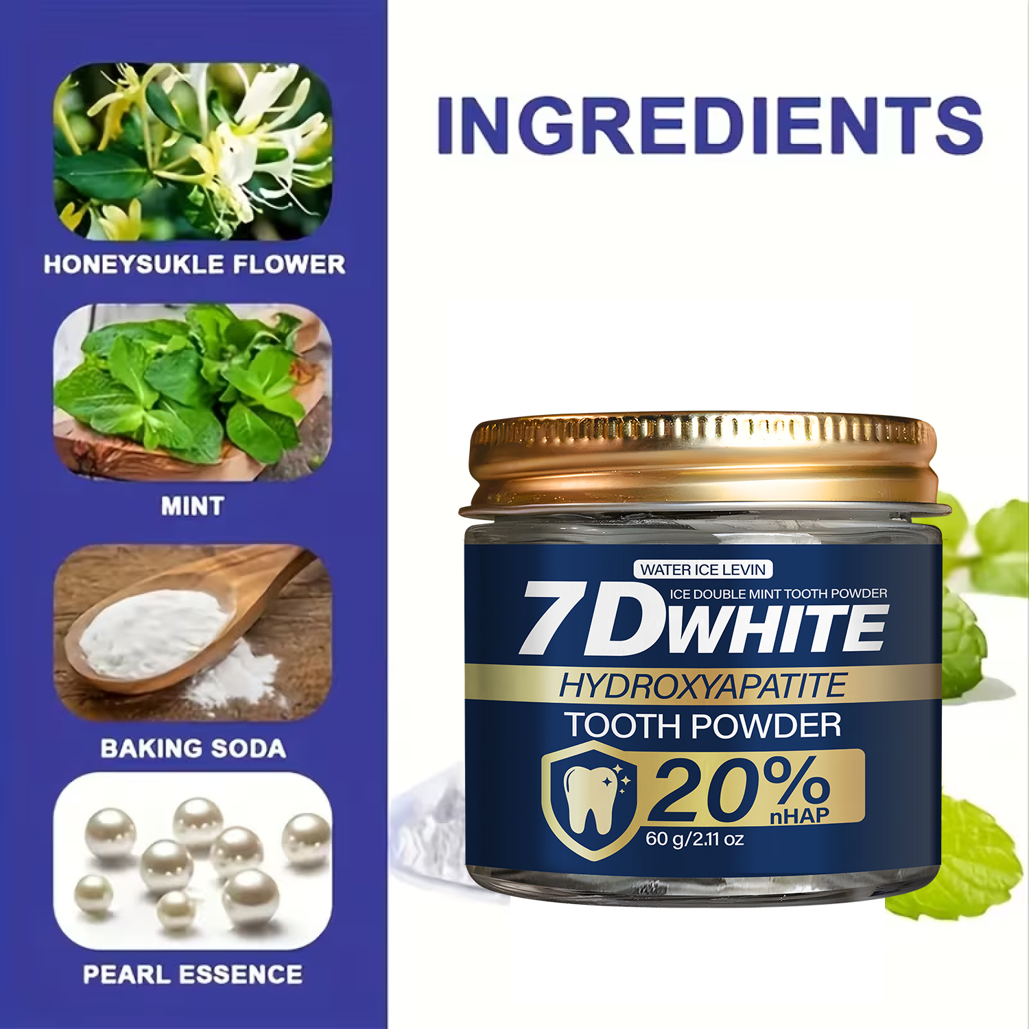 Hydroxyapatite Tooth Powder 60 - Teeth Whitening Filter 리뷰 및 가격