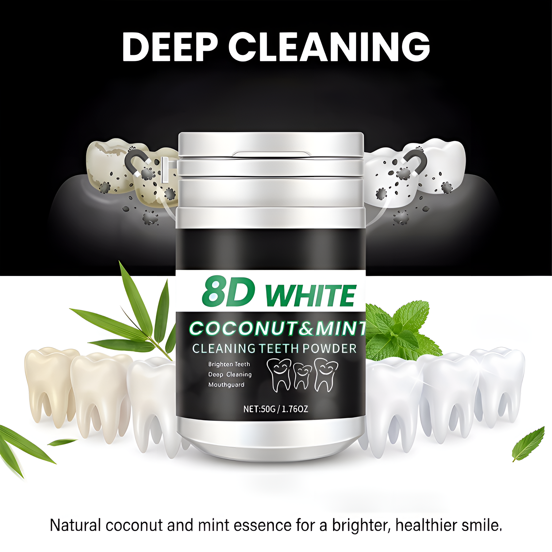 8D Charcoal Teeth Whitening Po - Teeth Whitening Charcoal 리뷰 및 가격