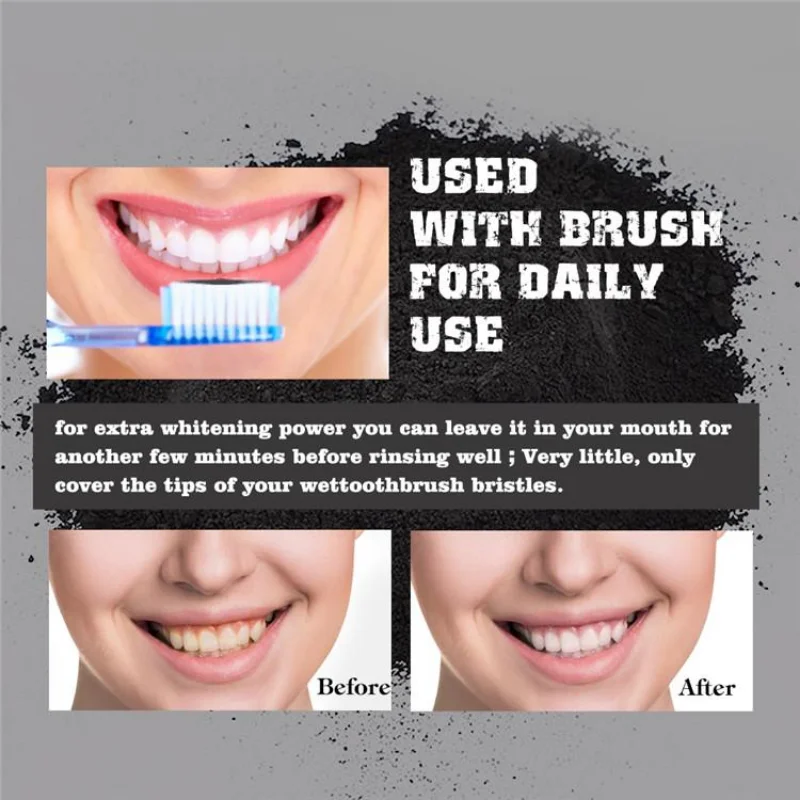 Food Grade Teeth Powder Charco - Teeth Whitening Charcoal 리뷰 및 가격