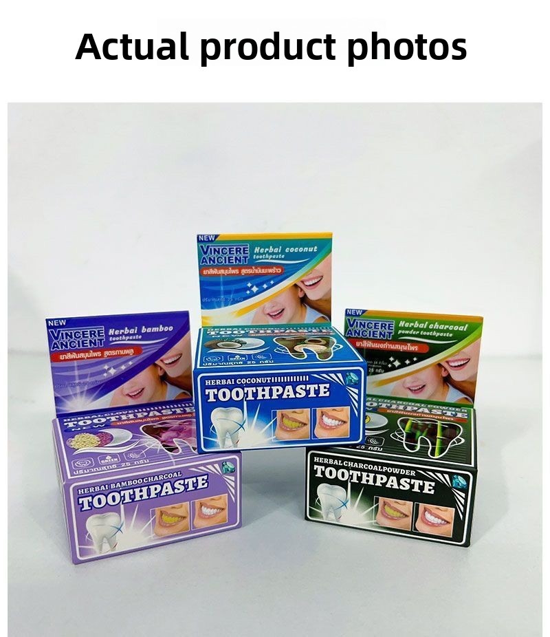 Natural Thai VINCERE Tooth Pow - Teeth Whitening Charcoal 리뷰 및 가격