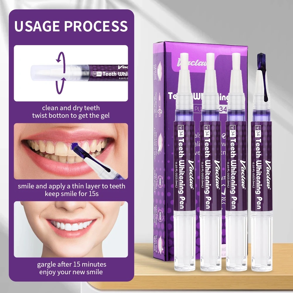 Vaclav V34 Purple teeth whiten - Teeth Whitening App 리뷰 및 가격