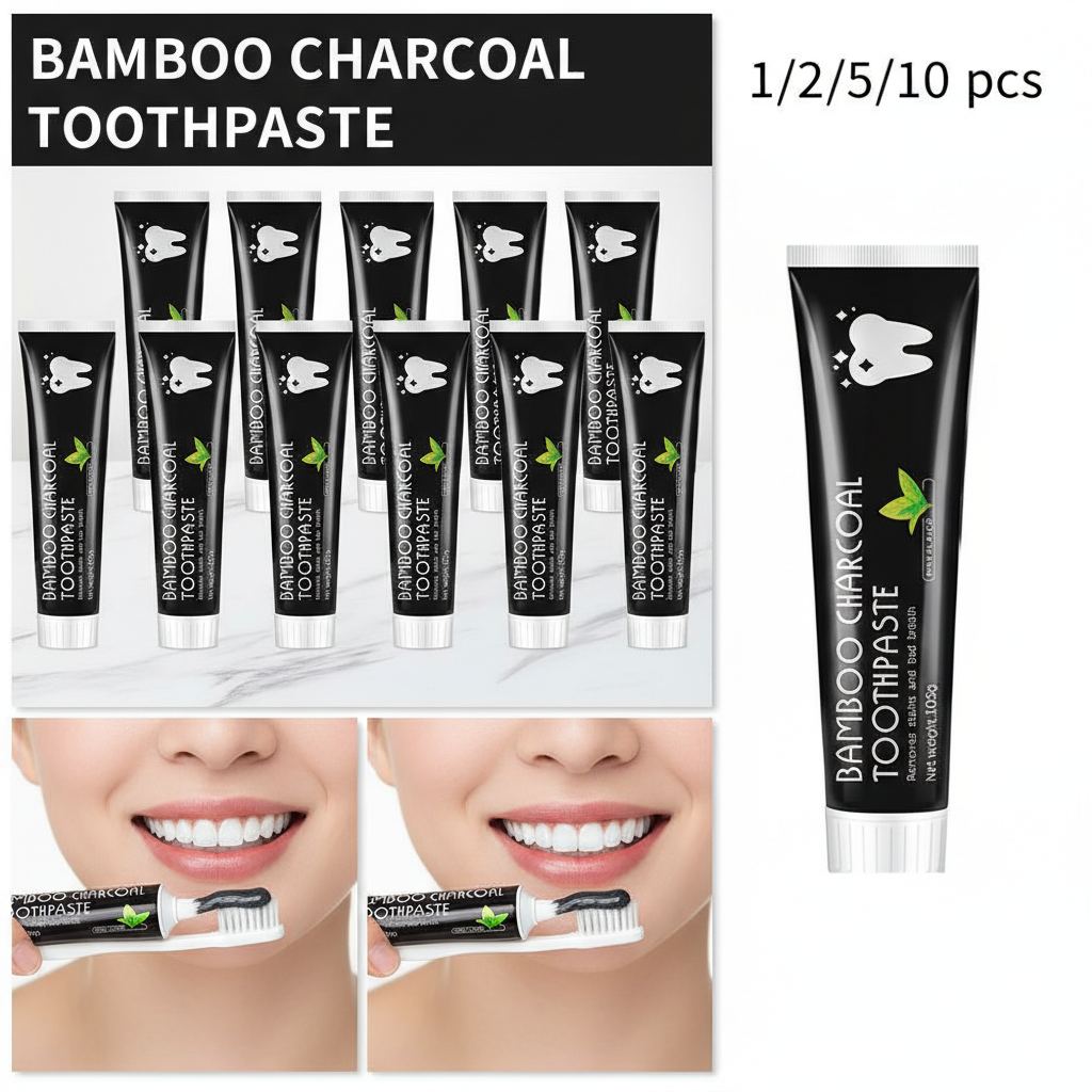 Bamboo Charcoal Toothpaste for - Teeth Whitening Charcoal 리뷰 및 가격